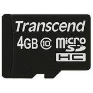 Card de memorie Transcend microSDHC, 4GB, Clasa 10 imagine