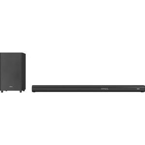 Soundbar Horizon Acustico HAV-H8700, 5.1.2ch, Dolby Atmos, 380W, Subwoofer Wireless (Negru) imagine