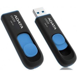 Stick USB A-DATA UV128, 32GB, USB 3.0 (Negru/Albastru) imagine