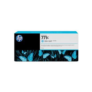 HP Cartuş de cerneală DesignJet 771C Cyan deschis, 775 ml B6Y12A imagine