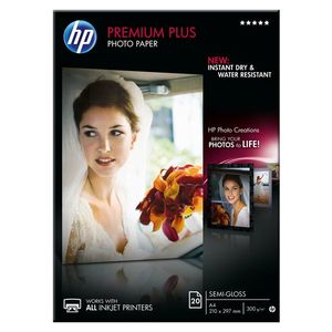 HP Hârtie foto semilucioasă Premium Plus - 20 coli/A4/210 x CR673A imagine