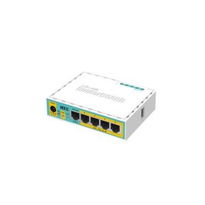 Mikrotik hEX PoE lite router cu fir Fast Ethernet Alb RB750UPr2 imagine