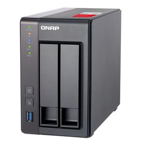 QNAP TS-251+ NAS Tower Ethernet LAN Gri J1900 TS-251+-2G imagine