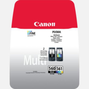 Pachet Cartuse Inkjet Canon PG-560/CL-561 Black + Color imagine