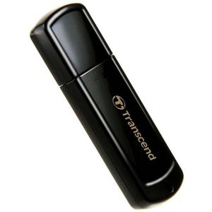 Stick USB Transcend JetFlash 350, 32GB, USB 2.0 (Negru) imagine