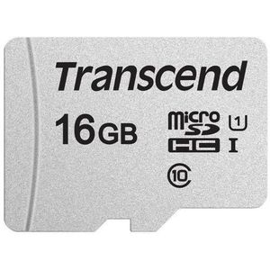 Card de memorie Transcend USD300S, microSDHC, 16 GB, 95 MB/s Citire, 45 MB/s Scriere, Clasa 10 UHS-I U1 + Adaptor SD imagine