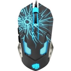 Mouse Gaming Fury Gladiator (Gri/Albastru) imagine