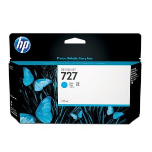 HP Cartuş de cerneală DesignJet 727 Cyan, 130 ml B3P19A imagine
