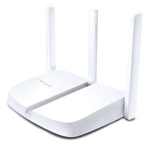 Router Wireless Mercusys MW305R, 300Mbps, 3 Antene Externe (Alb) imagine