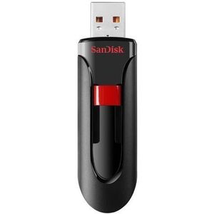 Stick USB SanDisk Cruzer Glide, 32GB (Negru/Rosu) imagine