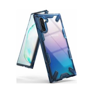 Protectie spate Ringke FUSION X pentru Samsung Galaxy Note 10 (Transparent/Albastru) imagine