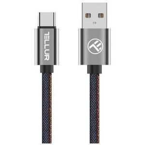 Cablu de date Tellur TLL155381 USB Type-C, 1m (Albastru) imagine