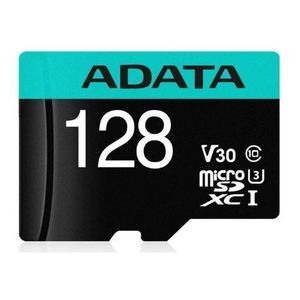 Card de memorie ADATA Premier, MicroSDXC, 128GB, UHS-I, Class 10, U3 + Adaptor microSD imagine