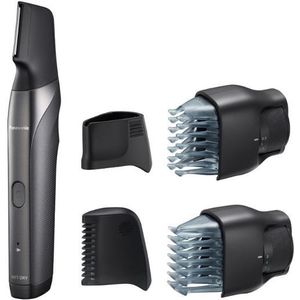 Trimmer pentru barba si par corporal Panasonic ER-GY60-H503, 3in1, Wet & Dry (Argintiu/Negru) imagine