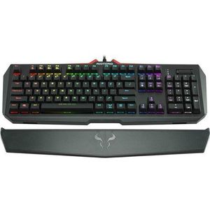 Tastatura Gaming Mecanica Riotoro Ghostwriter Elite Cherry MX Silent Red, USB, iluminare RGB (Negru) imagine