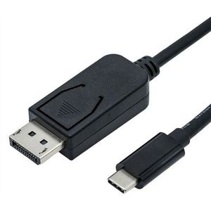 Cablu adaptor Roline 11.04.5845-10, USB Type-C - Display Port v1.2 imagine