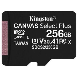 Card de memorie MicroSD Kingston Canvas Select Plus, 256GB, UHS-I, Class 10 imagine