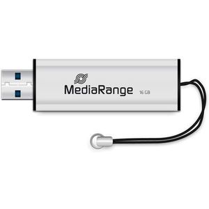 Stick USB MediaRange MR915, 16GB, USB 3.0 (Argintiu) imagine