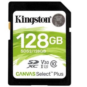Card de memorie Kingston SDXC Canvas Select Plus, 128GB, Class 10, UHS-I U3 V30 imagine