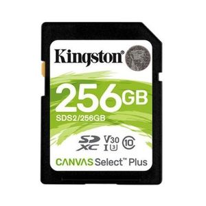 Card de memorie Kingston SDXC Canvas Select Plus, 256GB, Class 10, UHS-I U3 V30 imagine
