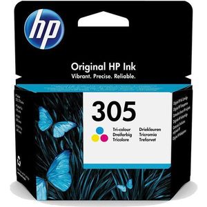 Cartus cerneala HP 305 Tri-color, acoperire 100 pagini (Color) imagine