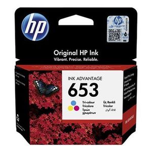Cartus cerneala HP 653, acoperire 200 pagini (Color) imagine