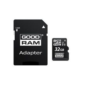 Card de memorie Goodram microSDHC 32GB, Clasa 10 + Adaptor microSD imagine
