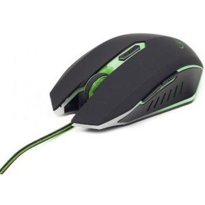 Mouse Gaming Gembrid MUSG-001-G (Negru/Verde) imagine