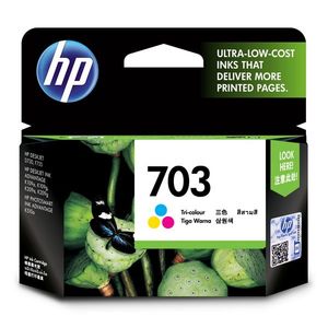 HP 703 Tri-Colour Deskjet Ink Cartridge Use in selected HP CD888AE imagine