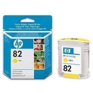 HP C4913A Ink Yellow Cartridge for DnJ500/500PS/800/800PS 69ml No. 82 C4913A imagine