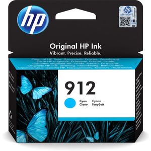 HP Cartuş de cerneală original 912 Cyan 3YL77AE imagine