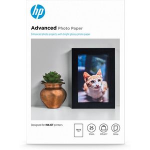 HP Hârtie foto Advanced lucioasă - 25 coli/10 x 15 cm fără Q8691A imagine