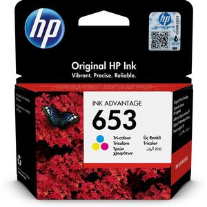 HP Cartuş de cerneală original 653 Ink Advantage tricolor 3YM74AE imagine
