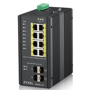 Zyxel RGS200-12P Gestionate L2 Gigabit Ethernet RGS200-12P-ZZ0101F imagine