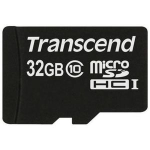 Card de memorie Transcend microSDHC, 32GB, Clasa 10 + Adaptor imagine