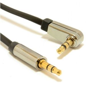 Cablu Audio Gembird CCAP-444L-6, Jack 3.5 mm - Jack 3.5 mm, 1.8 m (Negru) imagine