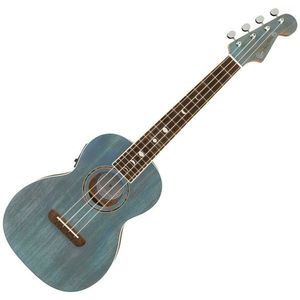 Fender Dhani Harrison Uke WN Ukulele tenor Turquoise imagine