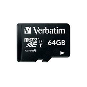 Card de Memorie Verbatim Premium U1 Micro SDXC 64GB V10 CL10 + Adaptor imagine