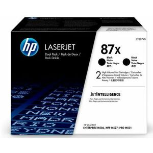 Toner HP LaserJet 87X, 18000 pagini, 2 buc. (Negru) imagine
