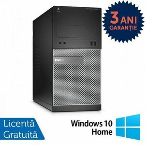 Sistem PC Refurbished Dell Optiplex 3020 Tower (Procesor Intel® Core™ i5-4570 (6M Cache, up to 3.60 GHz), 8GB, 500GB HDD, DVD-ROM, Intel® HD Graphics 4600, Win 10 Home) imagine