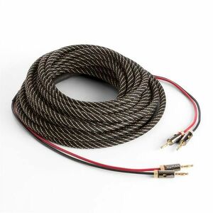 Numan Cablu de difuzor - OFC, cupru, 2 x 3, 5 mm², 5 m, ambalaj textil, standardizat imagine