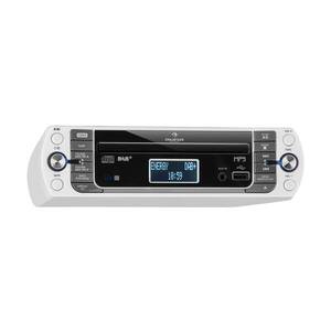 Auna KR-400 CD, radio de bucătărie, DAB+ / PLL FM, CD / MP3 player, argintiu imagine