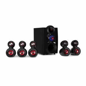 Auna X-Gaming, 5.1 surround audio sistem, 380 W max., subwoofer OneSide, BT, USB, SD imagine