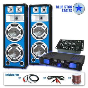 Electronic-Star Set PA Seria Blue Star "Bassveteran USB" 1200 W imagine