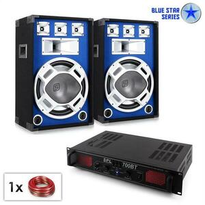 Electronic-Star PA Set Blue Star Seria "Basscore Bluetooth" 1000W imagine