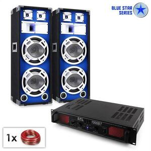 Electronic-Star PA Set Blue Star Series "Bassound Bluetooth" 1000W imagine