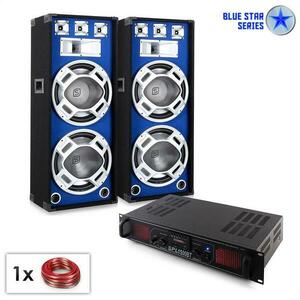 Electronic-Star PA Set Blue Star Series "Beatsound Bluetooth MP3" 1500W imagine