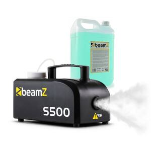 Beamz S500 New Edition, aparat de făcut fum, inclusiv și lichidul de fum, 500 W, 50 m³ / min imagine