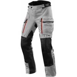 Rev'it! Sand 4 H2O Silver/Black 3XL Mai scurtă Pantaloni textile imagine