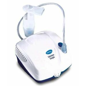 Aparat de aerosoli cu compresor Sanity Inhaler Simple (Alb/Albastru) imagine